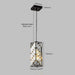 Modern Classic Crystal Pendant Light 3Pack Adjustable Hanging Ceiling Lamp with Crystal Prism Design - okeli lights