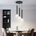 Dimmable LED Round 3-Light Pendant Light 30W 2300LM Modern Island Light Fixture - okeli lights