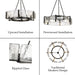 Collage of pendant lights with different installation methods and design styles.