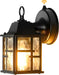 Outdoor Wall Lights, 2 Pack Dusk to Dawn Porch Fixtures Wall Mounted - okeli lights