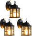 Outdoor Wall Lights, 2 Pack Dusk to Dawn Porch Fixtures Wall Mounted - okeli lights