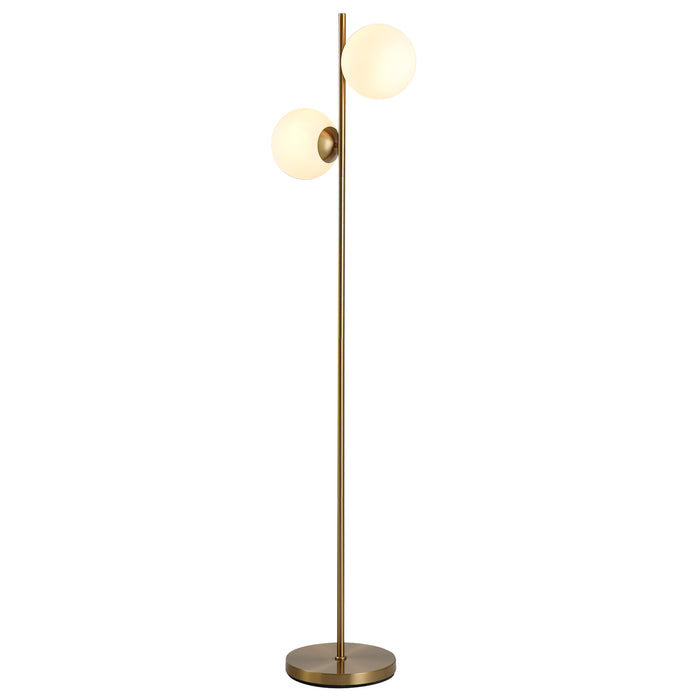 Floor Lamp Glass Light Shade Modern Classic Portable Decorative Lighting White