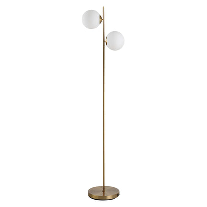 Floor Lamp Glass Light Shade Modern Classic Portable Decorative Lighting White - okeli lights
