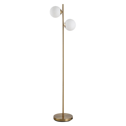 Floor Lamp Glass Light Shade Modern Classic Portable Decorative Lighting White - okeli lights