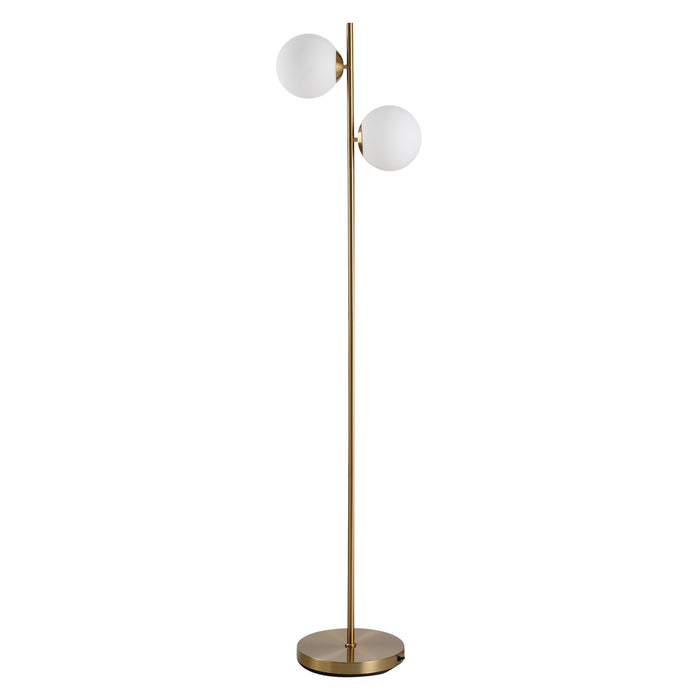 Floor Lamp Glass Light Shade Modern Classic Portable Decorative Lighting White