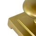 Gold and Black Table Lamp with Contemporary Classic Disc Design - okeli lights
