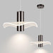 OKELI Modern Pendant Light Kitchen Island Black Dimmable LED - okeli lights