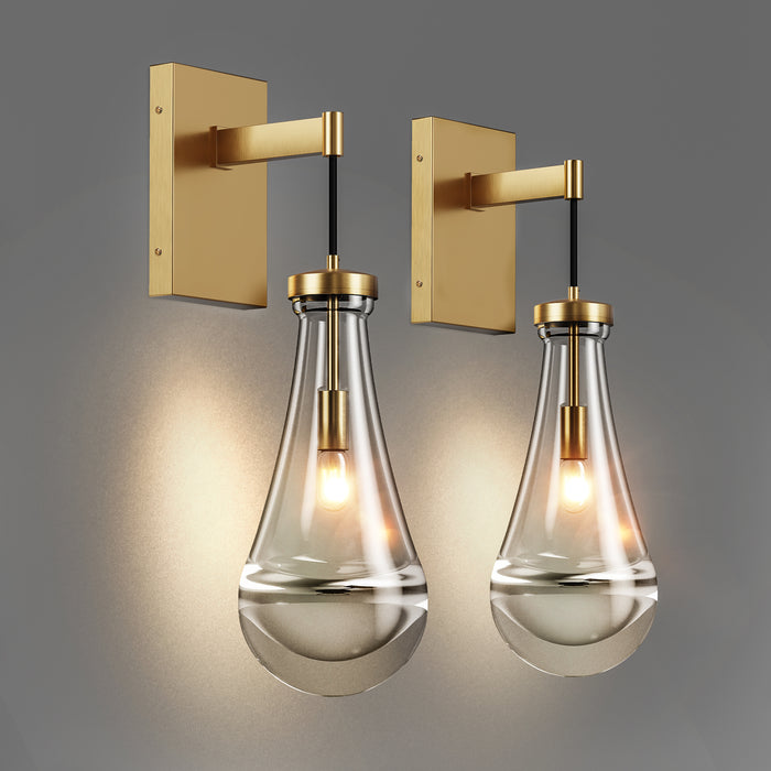 Interior Wall Lights Modern Bathroom Lights Sconces Wall Lighting with Clear Glass