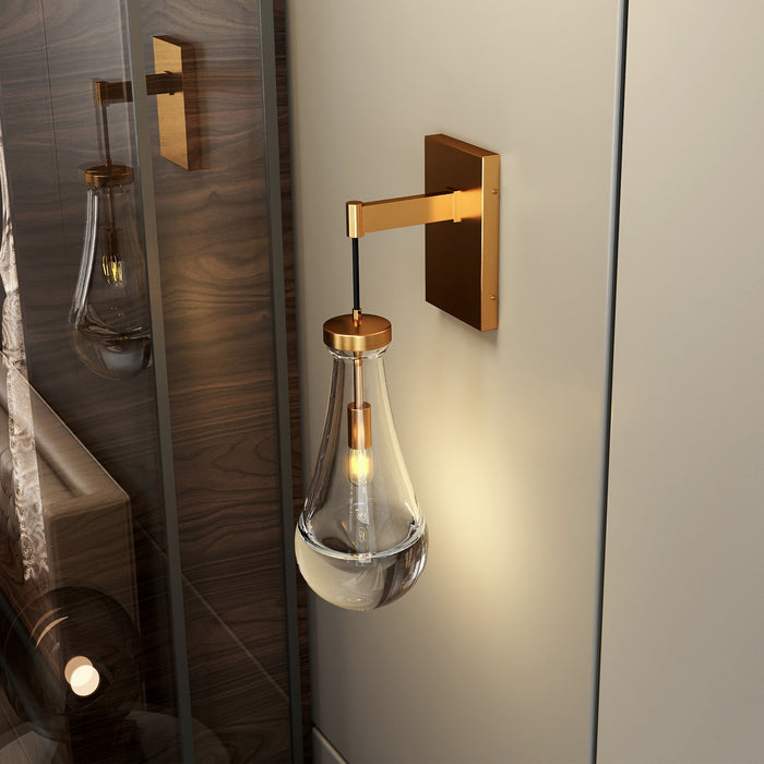 Interior Wall Lights Modern Bathroom Lights Sconces Wall Lighting with Clear Glass
