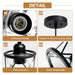 Island Light for Kitchen Dining Room Fixture with Clear Glass Shade Farmhouse Pendant Light - okeli lights