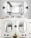 LED Vanity Light Dimmable 5CCT Modern Bathroom Light Fixtures - okeli lights