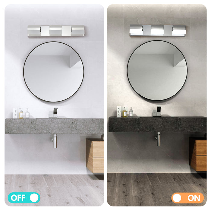 Bathroom Vanity Lighting 3-4-Light LED Over Mirror Bath Wall Lighting