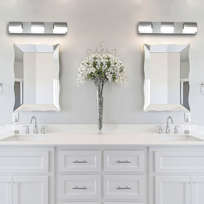 Bathroom Vanity Lighting 3-4-Light LED Over Mirror Bath Wall Lighting