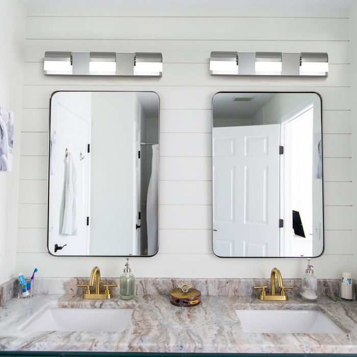 Bathroom Vanity Lighting 3-4-Light LED Over Mirror Bath Wall Lighting