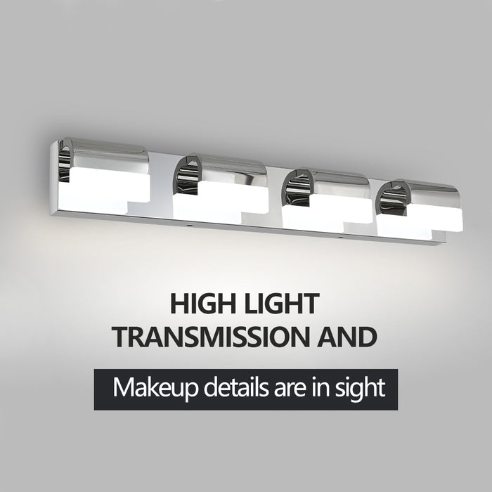 Bathroom Vanity Lighting 3-4-Light LED Over Mirror Bath Wall Lighting