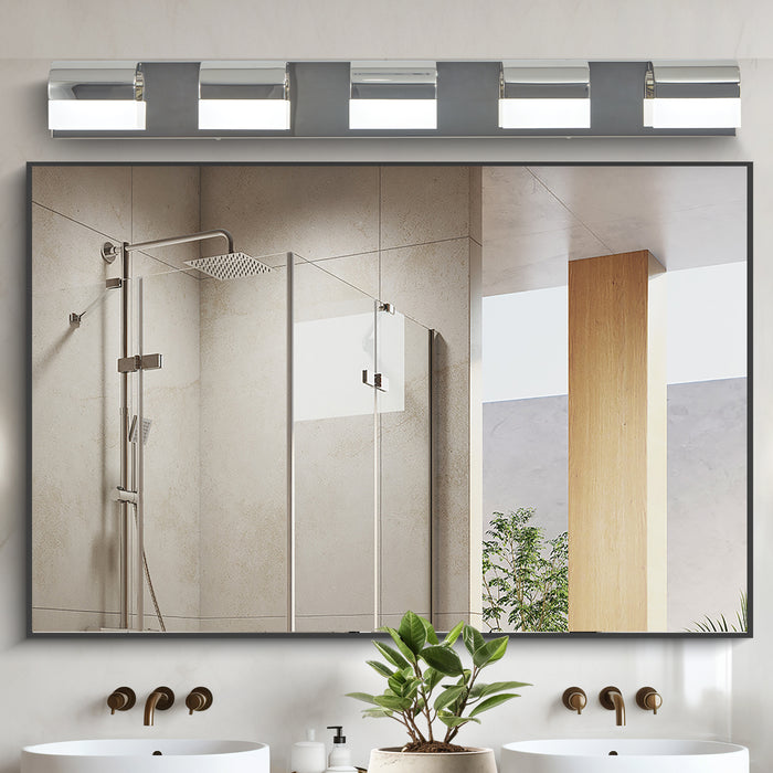 Bathroom Vanity Lighting 3-4-5-6-Light LED Over Mirror Bath Wall Lighting
