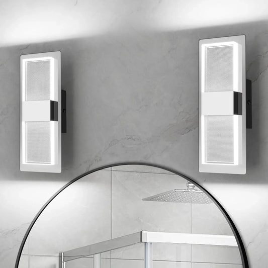 LED Wall Mounted Light Modern Indoor Dimmable Wall Light Fixture 2-pack - okeli lights