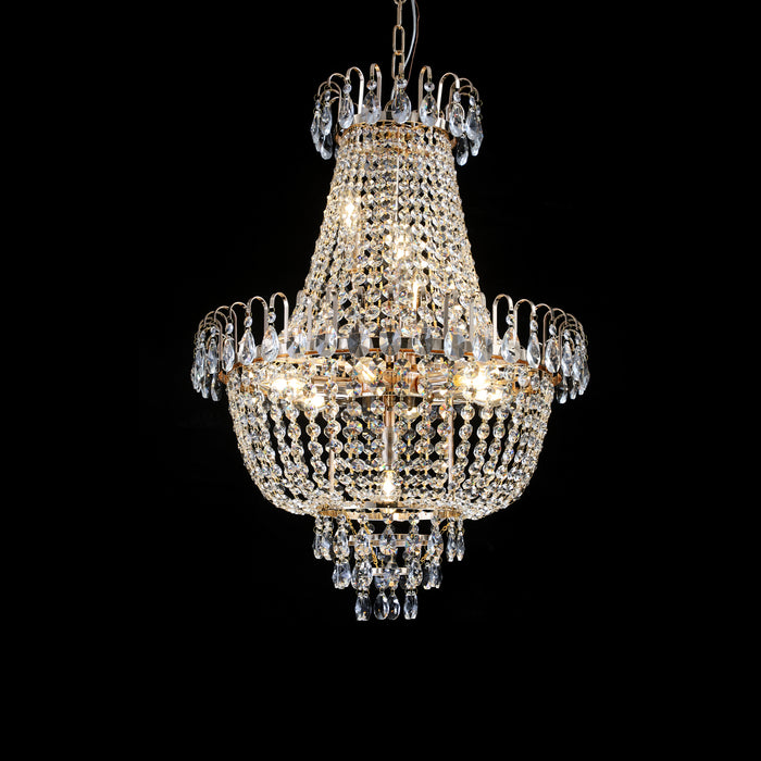 Gold Crystal Chandeliers Large Contemporary Luxury Ceiling Lighting