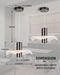 OKELI Modern Pendant Light Kitchen Island Black Dimmable LED - okeli lights