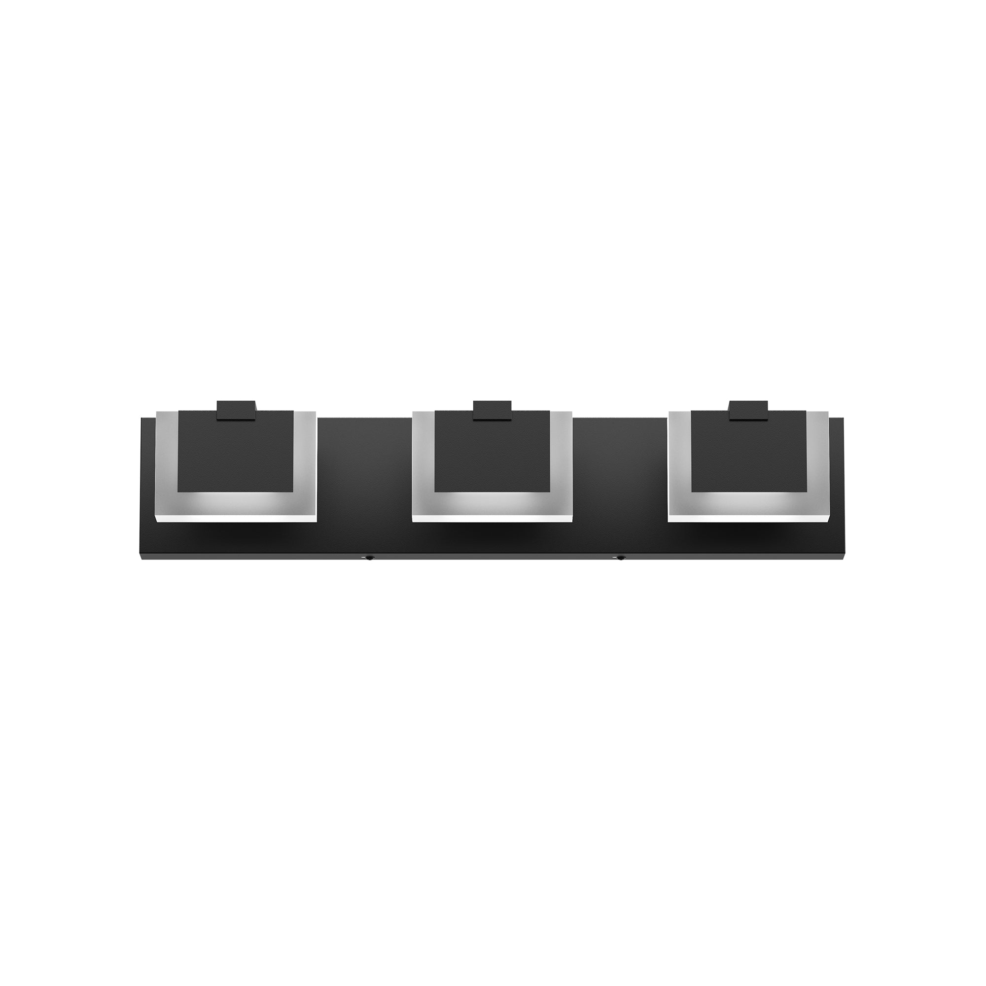 Modern Black Vanity Light Up and Down LED Fixtures Bathroom Wall Light Over Mirror 6000K