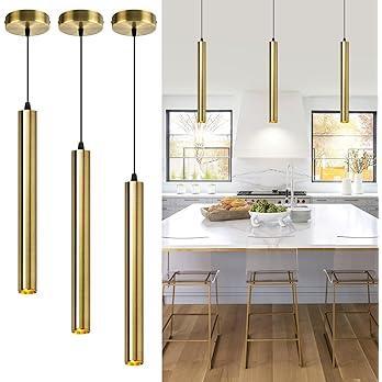 OKELI Pendant Lights LED Minimalist Fixture Ceiling Hanging Strip 3-Pack - okeli lights