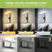 Modern Wall Sconce LED Indoor 3CCT Dimmable Wall Light Fixture Decor - okeli lights