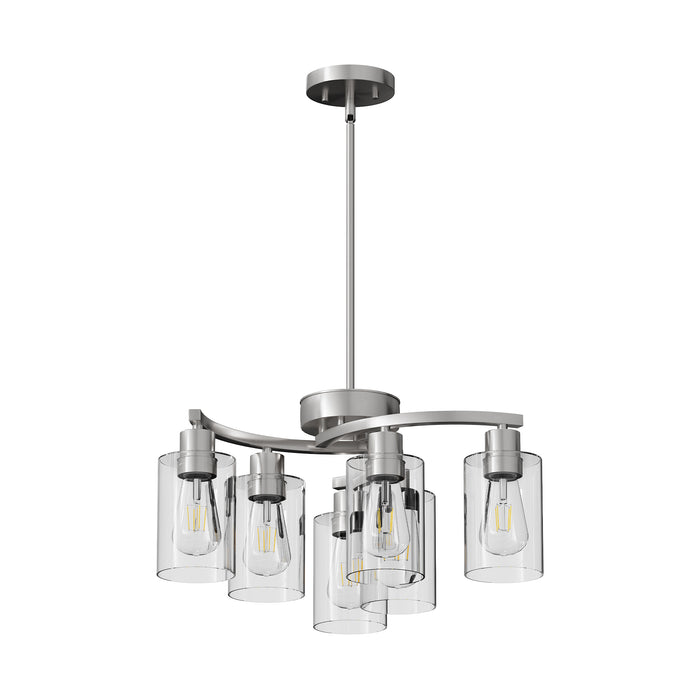 Modern Farmhouse Chandelier Contemporary Dining Room Light Fixture Adjustable Height Hanging Industrial