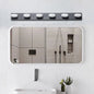 Modern LED Vanity Light Fixture 7-6-5-4-Light Black Bathroom Wall Sconce Dimmable - okeli lights