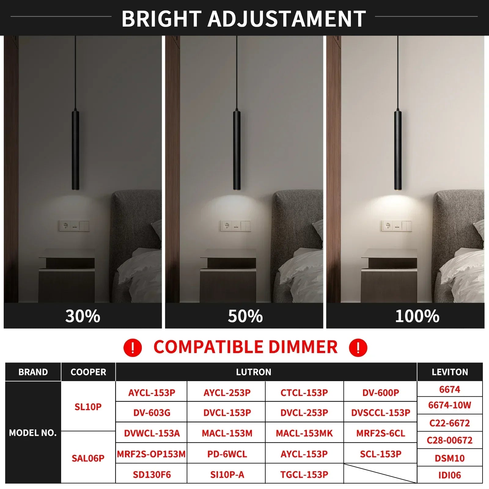 OKELI Black Pendant Light 3-Color Fixture for Kitchen Island Bar 3-Pack - okeli lights