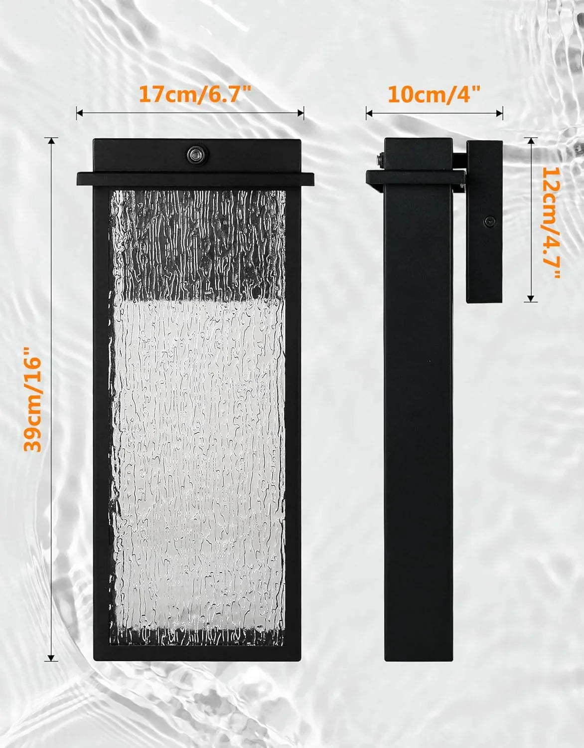 Outdoor Light Fixture Wall Light, Dusk to Dawn Outdoor Lighting Anti-Rust Wall Lantern Outside Wall Sconce - okeli lights