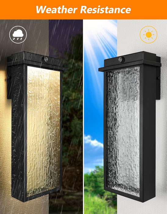 Outdoor Light Fixture Wall Light, Dusk to Dawn Outdoor Lighting Anti-Rust Wall Lantern Outside Wall Sconce
