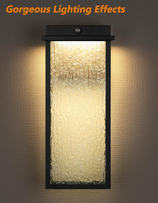 Outdoor Light Fixture Wall Light, Dusk to Dawn Outdoor Lighting Anti-Rust Wall Lantern Outside Wall Sconce