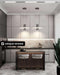 OKELI Modern Pendant Light Kitchen Island Black Dimmable LED - okeli lights