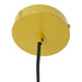 Pendant Lamp Glass Metal Black Sprayed and Gold Lighting - okeli lights