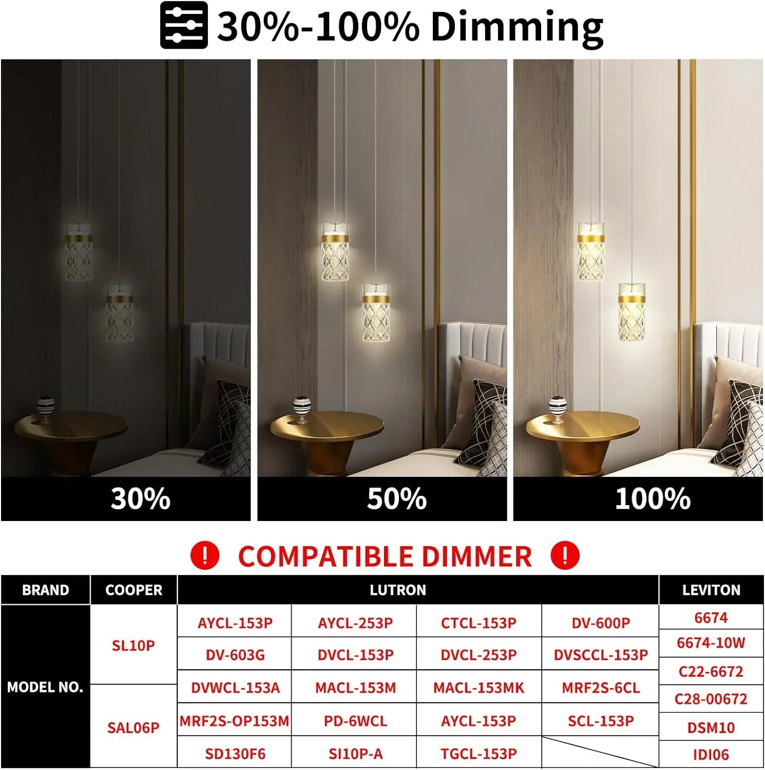 OKELI Modern LED Mini Island Lights Gold Dimmable Pendant Lighting - okeli lights