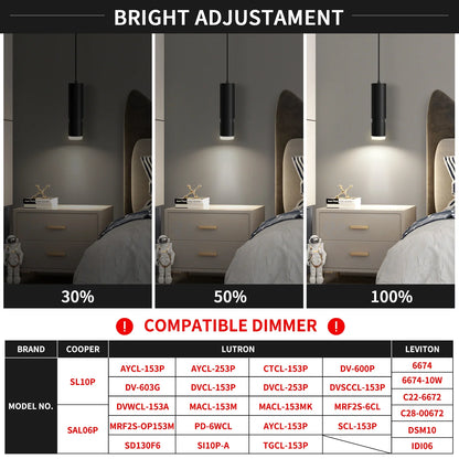 OKELI Pendant Lights 3-Color Unique LED for Kitchen Island Bar 3-Pack - okeli lights