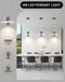 OKELI Modern Pendant Light Kitchen Island Black Dimmable LED - okeli lights