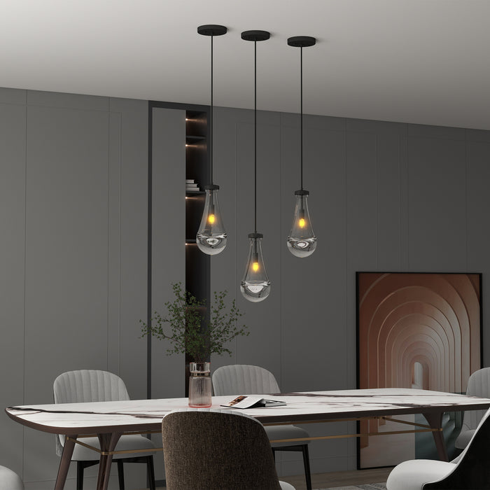 Raindrop Pendant Lights, Modern Pendant Lights for Kitchen Island, Dining Room Light Fixture