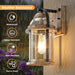 Rustic Farmhouse Wall Lanterns Dusk to Dawn Outdoor Wall Lights Waterproof Lighting Fixtures - okeli lights