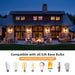 Rustic Farmhouse Wall Lanterns Dusk to Dawn Outdoor Wall Lights Waterproof Lighting Fixtures - okeli lights