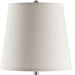 Droplet Silver Empire Shade Urn Table Lamp 2Pack - okeli lights