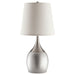 Droplet Silver Empire Shade Urn Table Lamp 2Pack - okeli lights