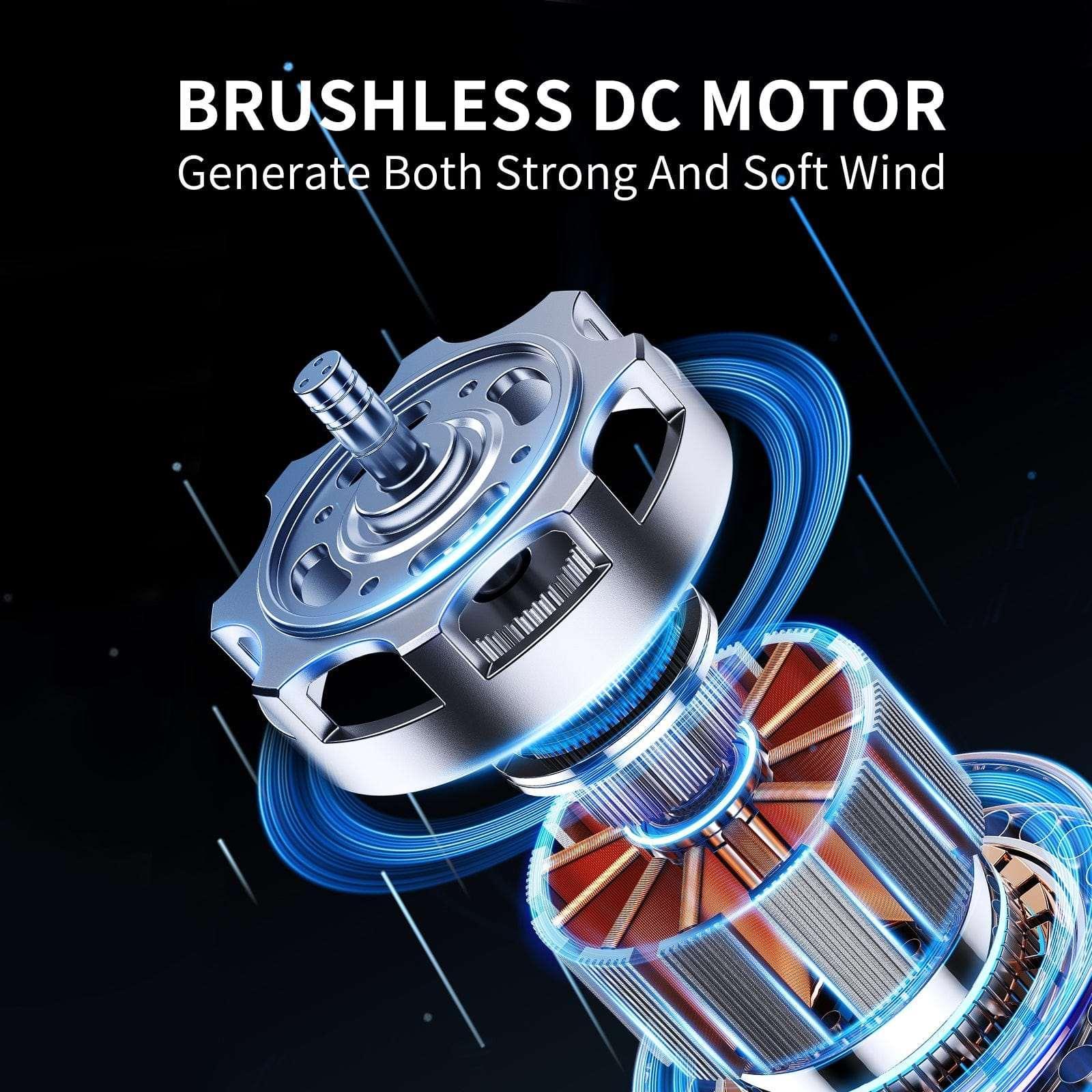 OKELI Modern Small Ceiling Fan with Light APP Control Ceiling Fan Pink - okeli lights