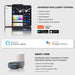 Clear-blade ceiling fan with smart remote control