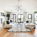 Modern Classic Sputnik Chandelier Lighting 10 Lights with Adjustable Arms Chrome Pendant Lighting - okeli lights