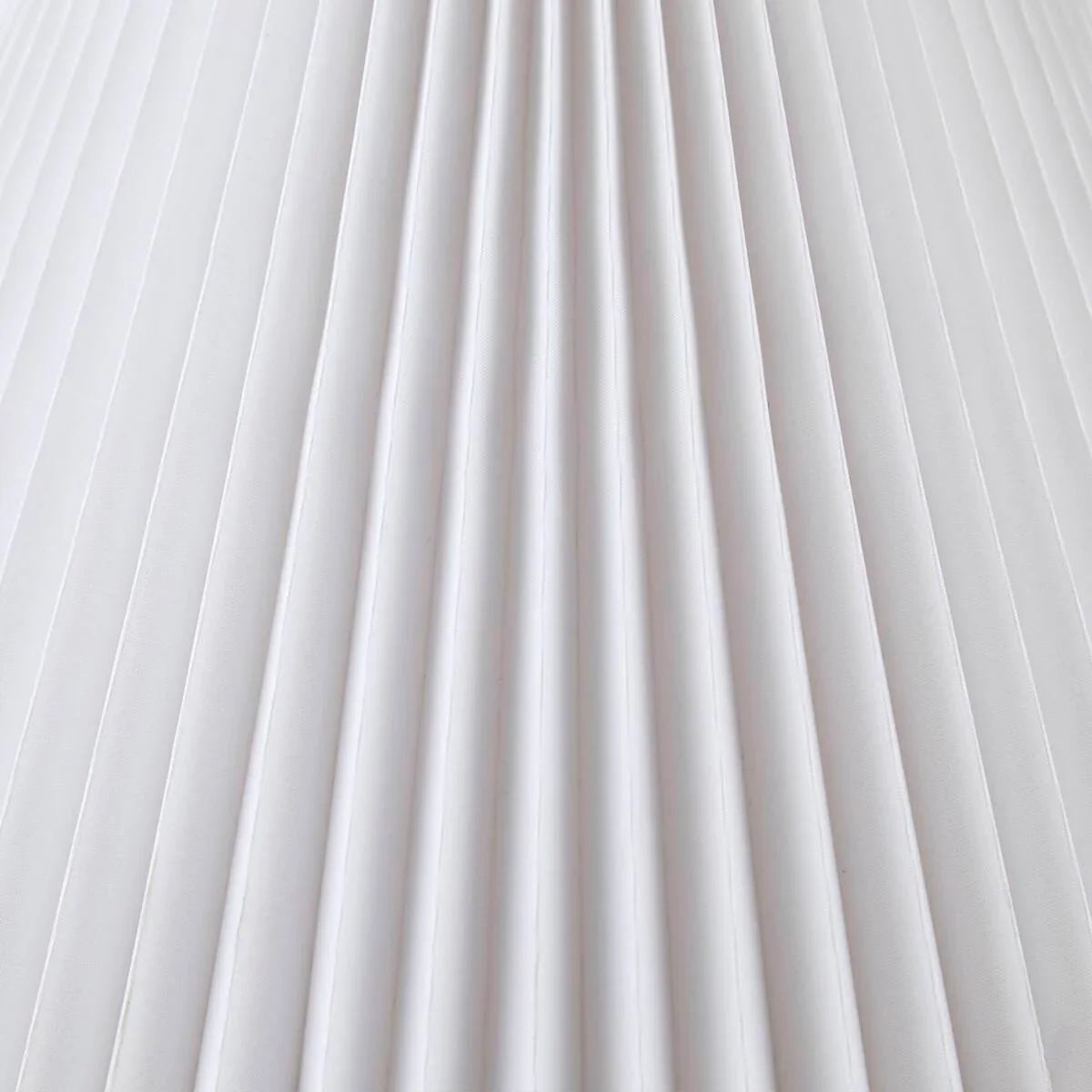 Textured Ceramic Table Lamp with Fluted Fabric Shade White - okeli lights