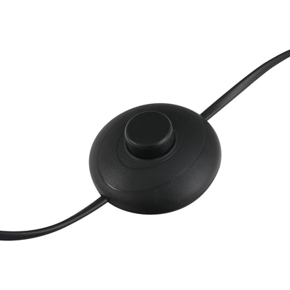 Tripod Floor Lamp with Pull Chain Standing Fabric Lampshade E26 Lamp Holder Steel - okeli lights