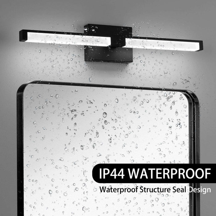 OKELI Bathroom Vanity Light bar Black Dimmable Fixtures Modern LED