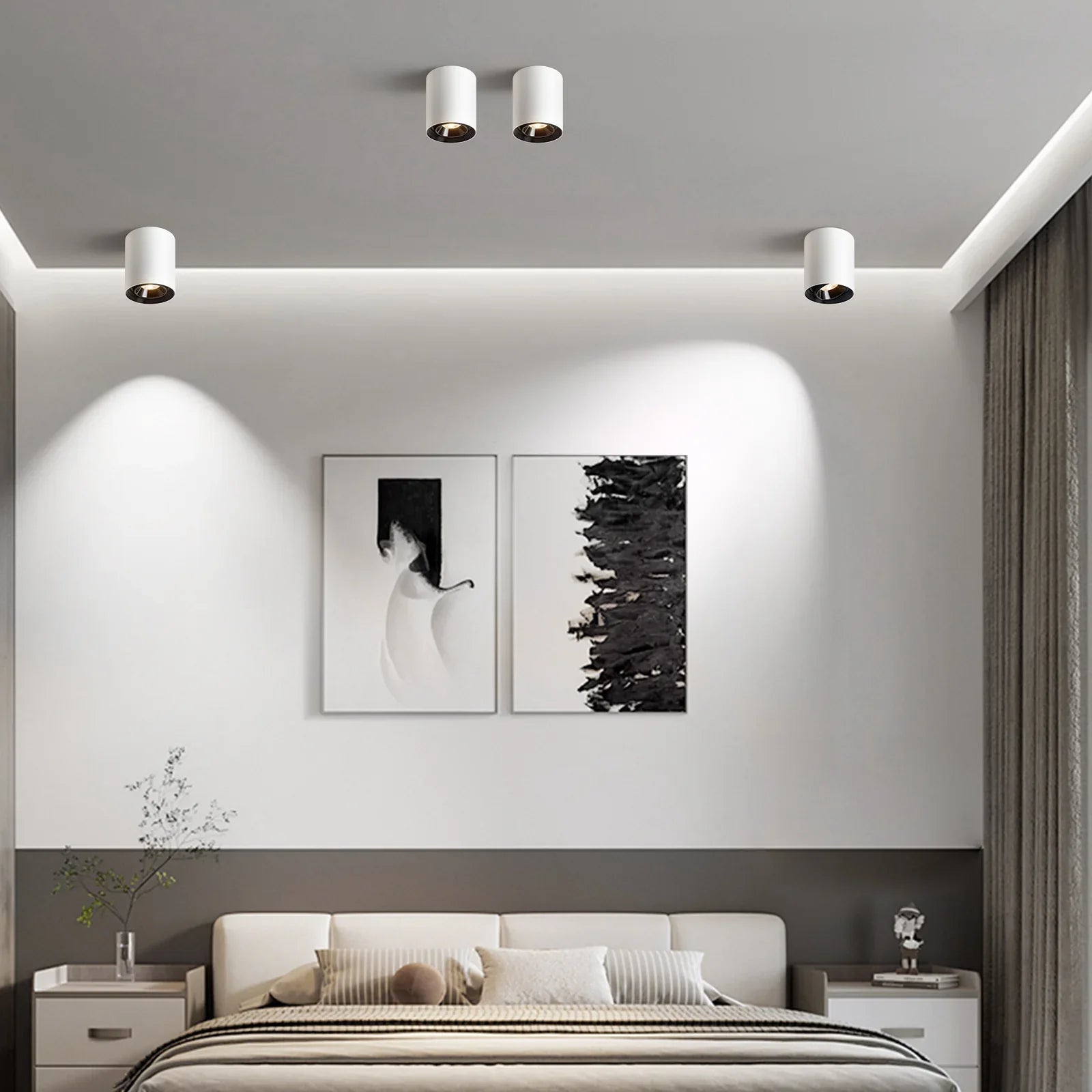 Modern LED Dimmable Ceiling Light Fixtures 20W 1300LM 2700K-6000K Flush Mount Close Lighting - okeli lights