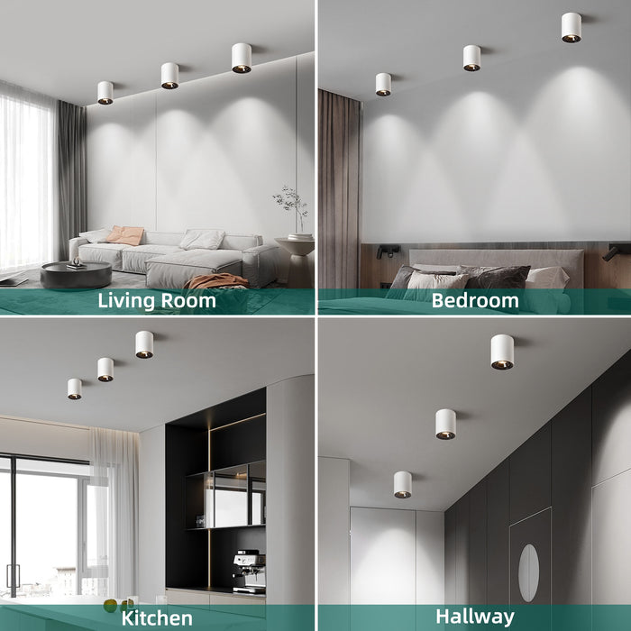 Modern LED Dimmable Ceiling Light Fixtures 20W 1300LM 2700K-6000K Flush Mount Close Lighting